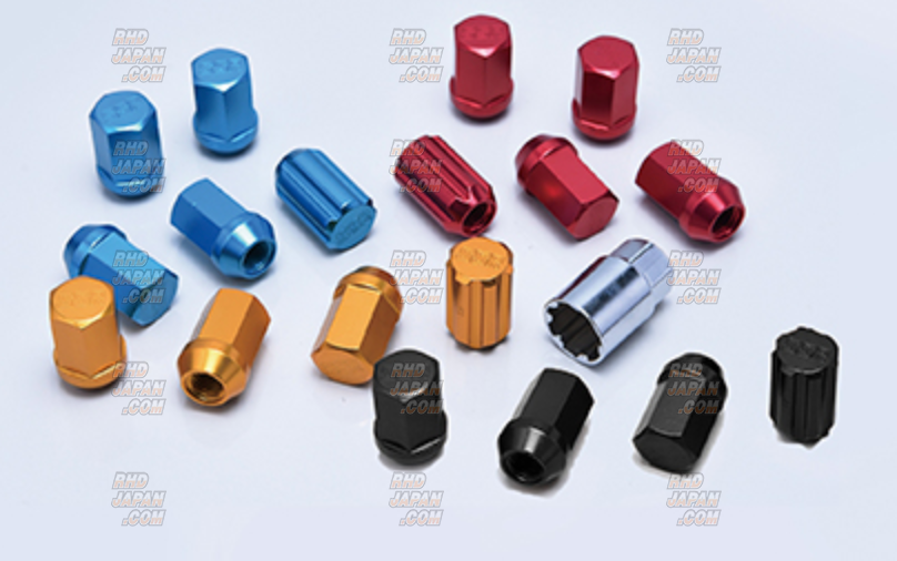 SSR Light Weight Wheel Lock & Nut Set Red 20pcs - M12x1.25 - RHDJapan